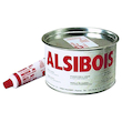 PATE à BOIS ALSIBOIS+durciss. 400ml - blanc melamine Photo du produit