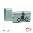 KNOPCILINDER Qtec 6 stiften VRIJLOOP SKG3 KN55/65 - GS - veiligheidsk. Productafbeelding
